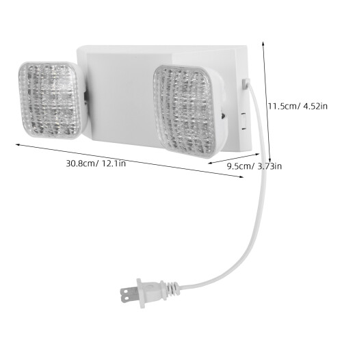 Lampe De Secours LED Double Tête , Murale, 1