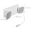 Lampe De Secours LED Double Tête , Murale, 3