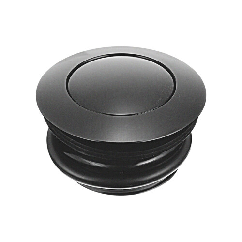 3Pcs Practical Black Metal Motorcycle Tank Cap with O-Ring Seal