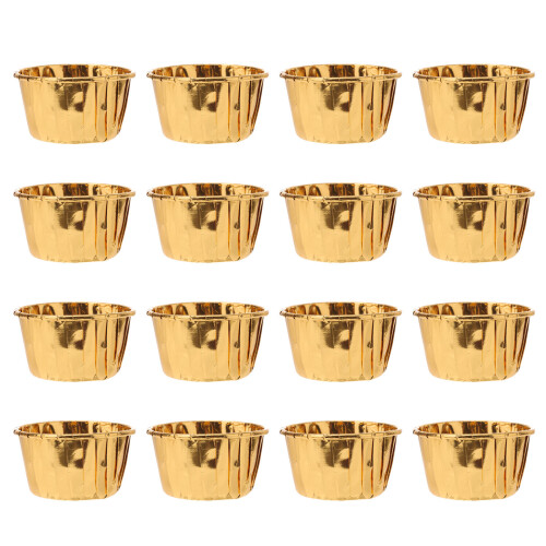 150Pièces Caissettes Dorées Jetables Pour Gâteaux Cupcakes
