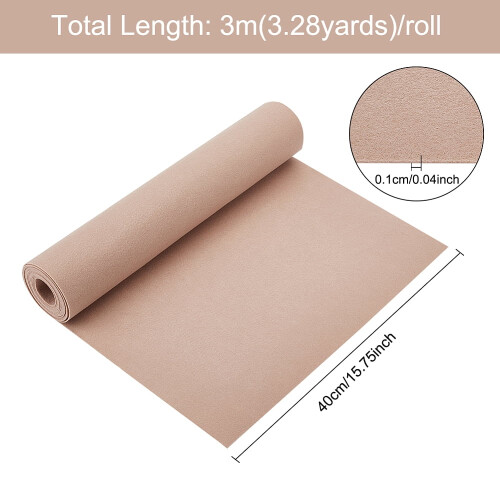 Πολυεστερικό τσόχα ορθογώνιο χακί 40x0.1cm3m/ρολό 1