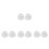 8Pcs Pool Ladder Plugs White Rubber Stoppers Non-Slip Replacement Caps 4