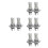 8Pcs Bulbs Lights Low Heat Consumption Universal Use 4
