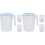2Sets Blue Fridge Water Kettle Cold Drink Holder with Lid 2