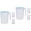 2Sets Blue Fridge Water Kettle Cold Drink Holder with Lid 4