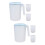 2Sets Blue Fridge Water Kettle Cold Drink Holder with Lid 7