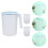 2Sets Blue Fridge Water Kettle Cold Drink Holder with Lid 8