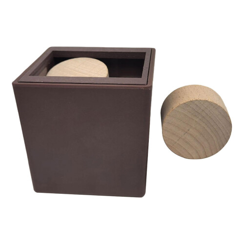 3D Wooden Brain Teaser Puzzle Cube Challenge Problem Solving Wood Puzzle Box for Circle 2