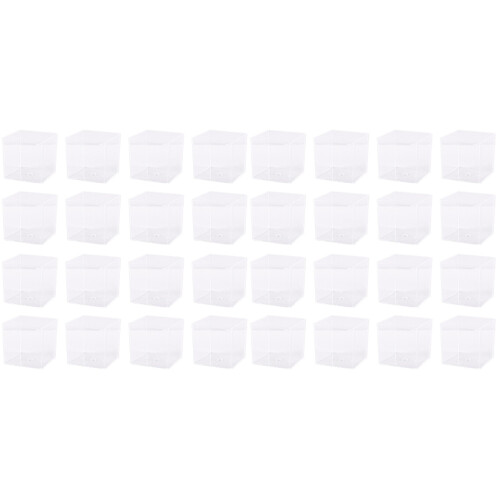 60Pcs Transparent Mousse Containers PP Material Reusable Yogurt Cups 1