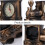 Model Alarm Clock Retro Table Clock with Rust Resistant Finish 7