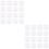 60Pcs Transparent Mousse Containers PP Material Reusable Yogurt Cups 6