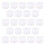 60Pcs Transparent Mousse Containers PP Material Reusable Yogurt Cups 11