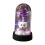 LED Rose Bear Night Light with Blue Preserved Flower and 2
