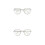 2Pcs Light Blocking Glasses Plastic Eyewear for Men Women 5