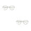 2Pcs Light Blocking Glasses Plastic Eyewear for Men Women 7