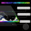 RGB Gaming Mouse Pad 35,4x15,8", Αδιάβροχη, Αντιολισθητική Βάση από Λαστιχένιο Υλικό, 14 5