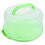 Portable Cake Carrier with Lid Plastic Rectangular 1Set 5