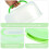 Portable Cake Carrier with Lid Plastic Rectangular 1Set 6