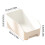 Plastic Storage Cabinet Box for Kitchen – Open Access, Space-Saving, Rounded Edges, Beige/White/Clear, 37x17x13.5cm 3
