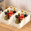 Plastic Storage Cabinet Box for Kitchen – Open Access, Space-Saving, Rounded Edges, Beige/White/Clear, 37x17x13.5cm 6