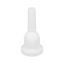 Trombone Mouthpiece, Professional Design Universal Fit Plastic Mouthpiece for Wind Instrument, Simple to Use Polished Finish with High-Density ABS