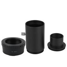 1,25-calowy adapter T do teleskopu z mocowaniem typu E, aluminiowy adapter pierścieniowy T2, zestaw do fotografii projekcyjnej z okularem, do