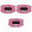 3Pièces Protections Visage Vr Multicolores Absorbantes Pour Vr 3