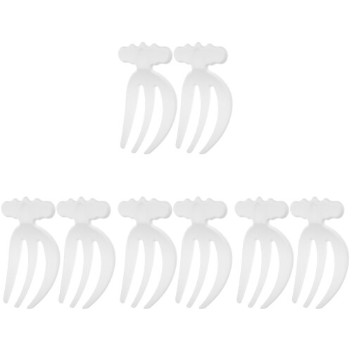 8Pièces Salad Hands Blancs Multifonctionnelles