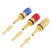 Raccord rapide pour systèmes de soudage, adaptateur de 8 mm pour refroidissement à eau et gaz, en laiton de haute qualité, assurant une excellente