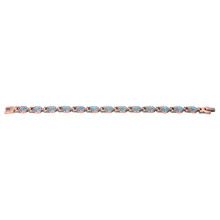 Edelstein-Kupferarmband, reines Kupfer mit leuchtender Lebensenergie und türkisfarbenem Magnetarmband-Design, Magnetarmband für Damen