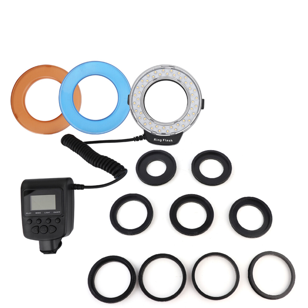 Professional Led Macro Ring With Three Modes Continuous Flash And L R For Dslr Camcorder Suitable For Video Shooting And Macro Close Up Light 9014198275769