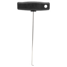 Stainless Steel Instrument Removal Hook, Pulling Hooks Tool Designed for Mercedes Dashboard Service, Easy Grip T Handle for Safe Disassembly of AC