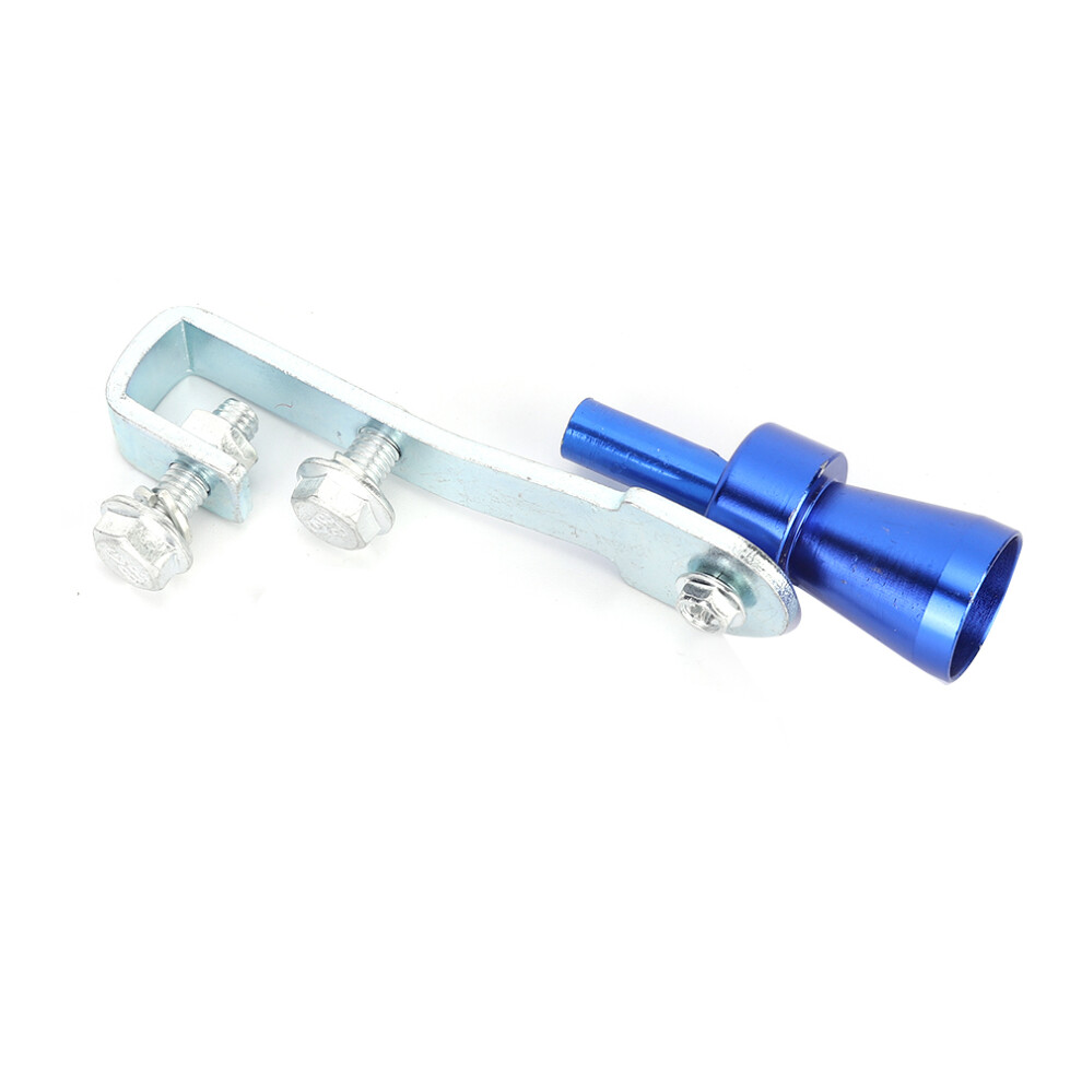 Exhaust Muffler Pipe Whistle Turbo Sound Enhancer, Car Roar Maker Loud Turbo Sound With Aluminum Alloy Whistle Universal Fitment Tailpipe Noise 9557311473388
