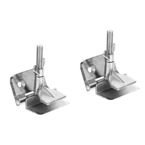 2Pcs Silver Silk Screen Printing Hinge Clamp Tool for Easy DIY Setup 2