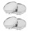 8Pcs Silver ABS Car Wheel Hub Covers Durable Tire Hub Caps Replacement 2