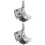 2Pcs Silver Silk Screen Printing Hinge Clamp Tool for Easy DIY Setup 4