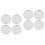 8Pcs Silver ABS Car Wheel Hub Covers Durable Tire Hub Caps Replacement 5