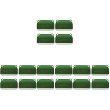 16Pièces Raclette Silicone Vert Multi Usage Pour Verre Fenêtre