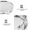 8Pcs Silver ABS Car Wheel Hub Covers Durable Tire Hub Caps Replacement 11
