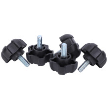 Ergonomic Handle Design Thumb Screw, Hand Twisted Locking Bolt Labor Saving High Quality ABS Plastic Nonslip Tooth Gaps Exquisite Workmanship