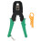 Secure Termination Ethernet Crimp Tool, Modular Data Cable Crimper with Wire Stripper Network Cable Tester Professional RJ45Crimper Wide Application 1