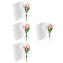 200Pièces Cellophane Transparente Pour Fleurs Bouquet Durable