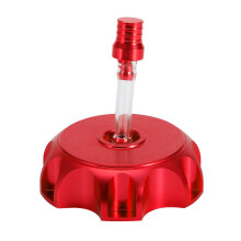 Gas Cap For Dirt Bike CNC Aluminum Fuel Tank Cover With Breather Valve Universal Fit Lightweight Alloy High Quality Oil Leak Prevention Durable
