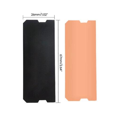 Ψύκτρα χαλκού M2Heatsink NVME για M2 2280Thermal Conducting Cooler Pad 2
