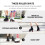 1Ensemble Accessoires Rollers Roues PU Robustes Noires Pour Rues 5