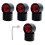 1Ensemble Accessoires Rollers Roues PU Robustes Noires Pour Rues 10
