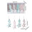 Décorations de sapin de Noël en forme d'étoile (lot de 4) 3