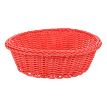 3Pcs Red Snack Serving Plate Fruit Bread Storage Basket
