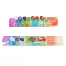 Chakra Balancing Wand for Reiki Healing, Natural Crystal and Quartz Healing Tool, Metaphysical Healing Device for Energy Purification and Aura