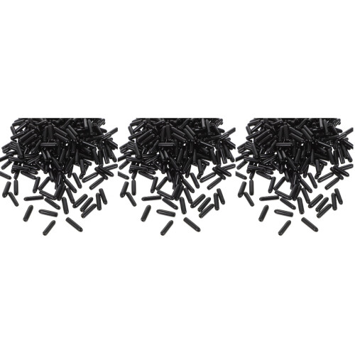 1500Pcs Black Dome Bolt Protective Caps End Covers for Screws 2